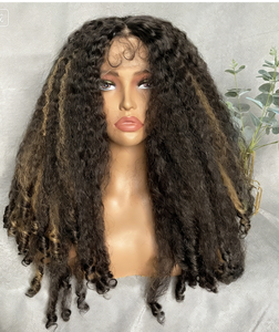 <span class=keywords><strong>Pelucas</strong></span> Africanas <span class=keywords><strong>AliExpress</strong></span> para Mujeres Europeas y Americanas, Cabello Corto y Rizado Negro, Fibra Resistente al Calor, Gorro de Monofilamento, 100% - Product Image 3