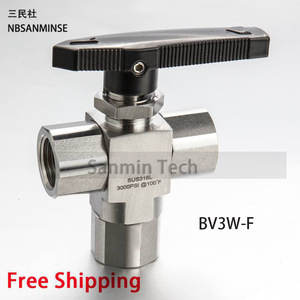 บอลวาล์วสแตนเลสคิง 3000PSI 1/2 นิ้ว วาล์วอัดแรงดันสูงสำหรับน้ำ อากาศ น้ำมัน - Product Image 3