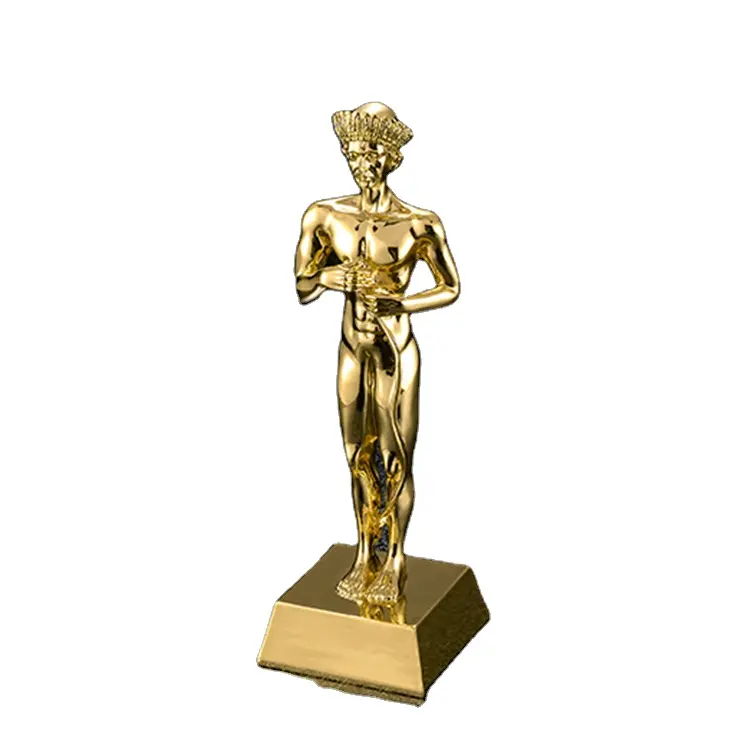 Trofeo premi vincitori fabbrica personaggio personalizzato arte popolare artigianato Souvenir coppa in metallo trofeo sportivo a 4 colori