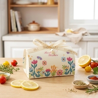 Boîte en papier pour bonbons de mariage en gros, emballage pour chocolats, biscuits, dattes rouges, emballage alimentaire pour mariage