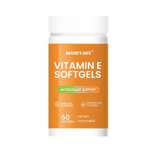 Aceite de Vitamina <span class=keywords><strong>E</strong></span> para Adultos ACORN, Cápsulas Blandas, Antioxidante, Refuerzo del Sistema Inmunológico, Cuidado de la Piel, Suplemento para la Salud, 60 Unidades, Certificado CGMP - Product Image 1