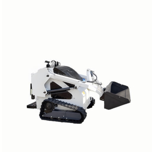 Hm460 Mini Skid Steer loader mạnh mẽ Honda động cơ xăng 1 tấn tải trọng nhỏ phía trước bánh xe theo dõi loader XÔ TẬP tin đính kèm - Product Image 1