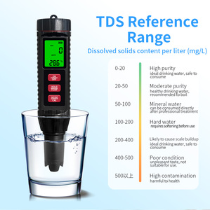 Testeur de qualité de l'eau professionnel 7-en-1 : <span class=keywords><strong>pH</strong></span>, EC, TDS, ORP, salinité, SG, température <span class=keywords><strong>pour</strong></span> aquariums, piscines et aquaculture - Product Image 4