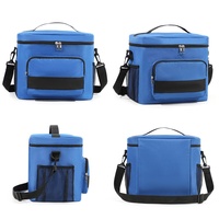 Sac à déjeuner isotherme portable grande capacité en tissu Oxford épaissi avec feuille d'aluminium, idéal pour le camping et les pique-niques, produit transfrontalier le plus vendu