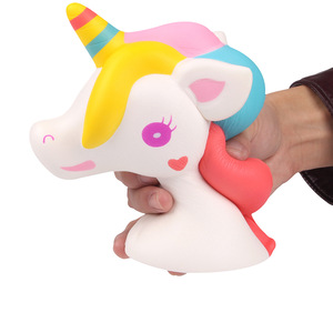Jouet souple en PVC en forme de tête de licorne mignonne, cadeau promotionnel - Product Image 3