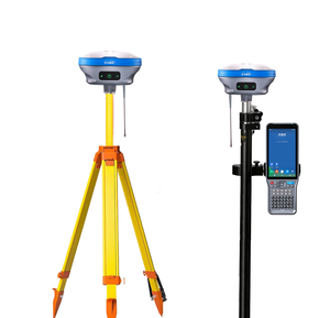 جهاز استقبال GPS RTK <span class=keywords><strong>GNSS</strong></span> للمسح الأرضي برمز دائم، أداء خالٍ من الأعطال، تصنيف IP68، درجة حرارة التشغيل من -45 إلى 75 درجة مئوية، يشمل وحدة الرصد - Product Image 1