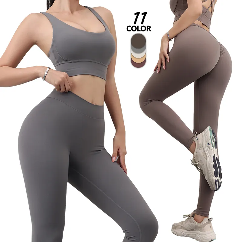 JY Wholesale V Shape Fashion Ribbed Skinny Push Up High Waist Women Seamless Workout Butt Lifting Yoga Gym Leggings In Stock
