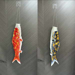 ถุงเท้าลาย koinobori สำหรับกลางแจ้งสีสันสดใสสไตล์<span class=keywords><strong>ญี่ปุ่น</strong></span>ใช้ในบ้านกลางแจ้งแขวนอยู่กับปลา - Product Image 1