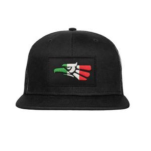 Özel logo moda kısa düz fatura erkekler 6 panel nakış yama classics boş yarım örgü şoför şapkası şapka - Product Image 1