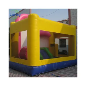 गर्म बिक्री वाणिज्यिक ग्रेड राजकुमारी विषय inflatable बाउंसर परिवार खेल मर्मेड इंफ्लेटेबल बाउंसर