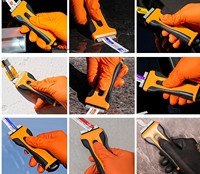 Lames de grattoir en plastique, vente directe d'usine, Mini lames rétractables, grattoir de fenêtre