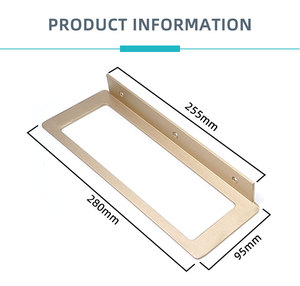 家具ワインボトル展示スタンド,クリエイティブゴールデン壁に取り付けられたワインラックホーム家具 - Product Image 5