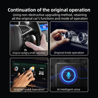 Tragbarer Auto-Spiel adapter mit leichtem Smart Carplay Android Auto Box Android 13 System Carplay Dongle