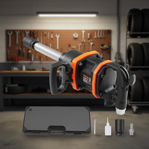 Clé à chocs pneumatique Vevor, entraînement 1-1/2 pouce, couple de 3160 pi-lb, outil de réparation automobile avec coffret - Product Image 2