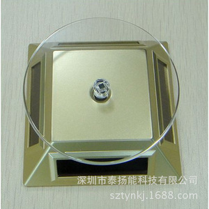 Solar Powered <b>Rotating</b> <b>Display</b> <b>Stand</b> For Jewelry And Digital Products 360 Degree Rotation Desktop ABS Material XRF 037 - Product Image 3
