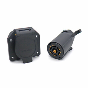 Connecteur rond à 7 broches pour câble de <span class=keywords><strong>remorque</strong></span>, câble de <span class=keywords><strong>remorque</strong></span> pour camping-car, <span class=keywords><strong>prise</strong></span> de câblage pour semi-<span class=keywords><strong>remorque</strong></span>, <span class=keywords><strong>prise</strong></span> de tracteur - Product Image 6