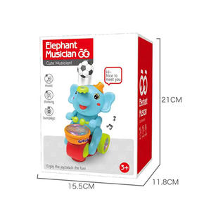 Pallone elettrico galleggiante universale, simpatico <span class=keywords><strong>elefantino</strong></span>, luce fredda, macchinina giocattolo a forma di <span class=keywords><strong>elefantino</strong></span> che suona il tamburo - Product Image 5