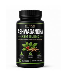 Cápsulas Herbales de Ashwagandha KSM Blend – Suplemento de Extracto de Plantas, 60 Cápsulas en Botella - Product Image 1