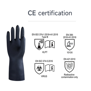 Gants en <span class=keywords><strong>latex</strong></span> industriels résistants aux produits chimiques de haute qualité, gants de sécurité épais, gants d'examen en <span class=keywords><strong>latex</strong></span> - Product Image 3