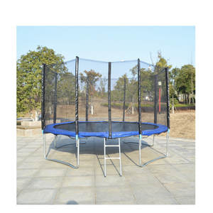 Caja de red azul para exterior ninja warrior equipment zip line transpoline para niños - Product Image 4