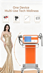 Masseur à impulsions orange chauffant avec fonction pétrissante, écran tactile, équipement de soin corporel pour salon - Product Image 6