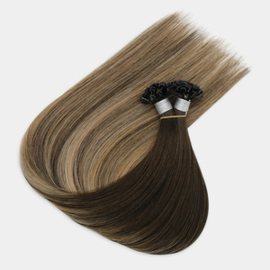 Russe droite I/<span class=keywords><strong>U</strong></span>/V pointe cheveux pré-collé brut cuticule aligné humain Blonde Balayage Extension de cheveux <span class=keywords><strong>U</strong></span> pointe cheveux - Product Image 1