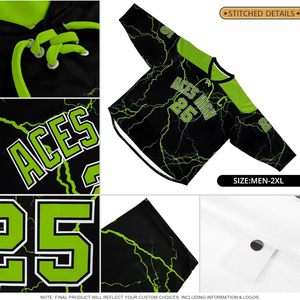 Jersey de Hockey sobre Hielo Personalizado, Cuello en V, Manga Larga, Sublimado, Absorbente de Humedad, Unisex, para Hombres, Mujeres, Jóvenes y Niños - Product Image 5