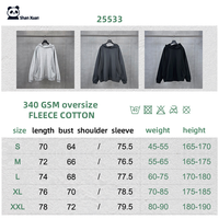 Sweat à capuche oversize en molleton de coton 340 GSM de haute qualité pour homme, manches raglan, design personnalisé, couleur unie, teinture unie, hiver