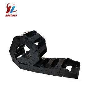 黒色CNCプラスチック製クレーンケーブルキャリア、フレキシブルナイロンPA66ケーブルエナジーチェーン、ドラッグチェーン - Product Image 4