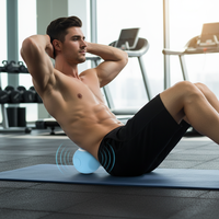 Balle de massage vibrante, masseur tissulaire profond rechargeable pour la fasciite plantaire, la sciatique et la récupération musculaire
