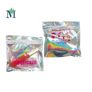 Custom Printed New 3.5g Baggies Aluminized Foil Smell Proof Cookie Plastic Packaging ZipLock Mylar Bags