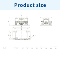 Module de pesage DINI ARGEO 173801 pour cellules de pesage de type canister RL5426 et RL5426DC (acier zingué)
