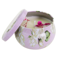Bougies de luxe personnalisées bougies parfumées à la cire de soja marque privée décoration de la maison mini pot bougie parfumée