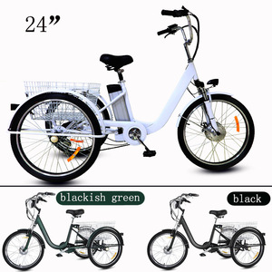 <span class=keywords><strong>Triciclo</strong></span> Eléctrico de 24 Pulgadas con Batería de Litio de 48V, Asistencia de Pedaleo, Carga Frontal y <span class=keywords><strong>Plegable</strong></span> para Desplazamientos Urbanos - Product Image 3