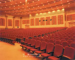 Guangdong Manufacture Heavy Duty Foldable Stadium Cenima Theater Chairs