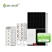 Système de stockage d'énergie solaire Deye 30 kW hybride triphasé haute tension avec batterie lithium 30 kWh