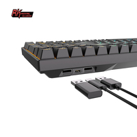 Royal Kludge RK100 clavier mécanique sans fil trois modes 100 touches clavier complet personnalisé russe touches clavier de jeu