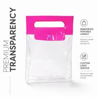 Sac de rangement pour cosmétiques et maquillage en vinyle PVC, personnalisé, tendance, imperméable, antistatique, imprimé offset, pour blush et voyage, avec bouton
