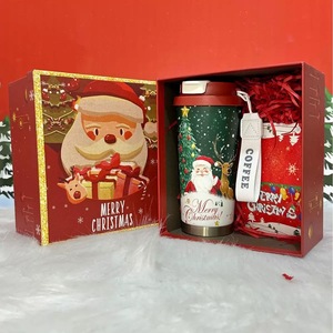 <b>Christmas</b> Stainless Steel Tumbler Vacuum Insulated Travel Mug with Lid Straw Carry Strap for Office Car <b>Gift</b> - Product Image 1