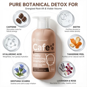 <span class=keywords><strong>Shampoo</strong></span> Anticaduta alla Caffeina e Biotina, Idratante, Lisciante, Volumizzante, Senza Solfati, <span class=keywords><strong>per</strong></span> la Crescita dei Capelli - Product Image 2