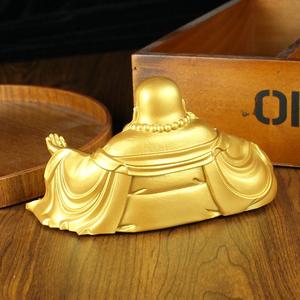 تمثال مايتريا بودا نحاسي للبيع بالجملة من المصنع ، ديكور منزلي من شوي من Ruyi ، حجم قابل للتخصيص - Product Image 5