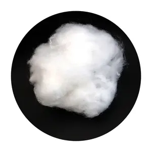 Nylon 6 fibra cortada tipo Cachemira lana 15DX84mm blanco crudo semi-opaco virgen