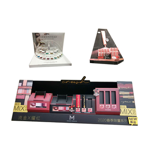 Tùy chỉnh in sản phẩm <span class=keywords><strong>Pop</strong></span> cửa hàng đứng En carton hiển thị tái chế Kệ kẹo bán lẻ Xách Tay POS tông tầng Standee giá - Product Image 3