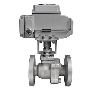 Sistema de Riego por Goteo COVNA de Envío Rápido, Válvula de Bola Eléctrica Motorizada con Brida de Alta Temperatura, Tipo ON/OFF, Hierro Fundido, Dos Vías - Product Image 4