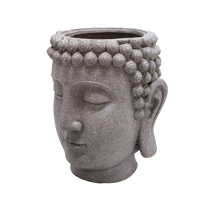 Maceta con Cabeza de Buda, Maceta Decorativa de Resina para Interiores y Exteriores - Product Image 3