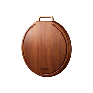 Ironwood Cutting Board Round Solid Wood Thickened Non Slip Household Chopping Block Large Medium Small - Product Image 5