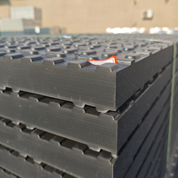 Maßgefertigte HDPE-Bodenschutzplatten Schwerlast-Temporäre Kunststoff-LKW-Straßenmatten Bodenschutzmatten