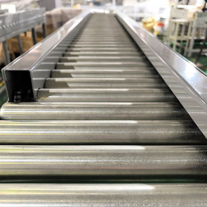 Özel Çift Dişli Makaralı Konveyör Süper Sessiz Düzgün Çalışan Sapmasız Üretim Hattı Konveyörü - Product Image 4