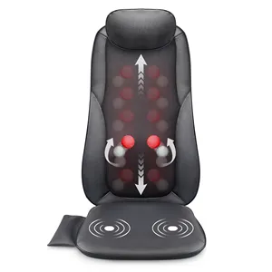 Innovative 2D/ 3D Finger Pressure Shiatsu Massage cushion back massage with heating