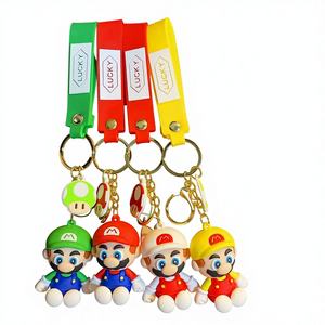 Llavero de Dibujos Animados de <span class=keywords><strong>Super</strong></span> Mario, Bonito, Popular, al por Mayor, Ecológico, Duradero, de PVC, para Niños y Niñas - Product Image 1